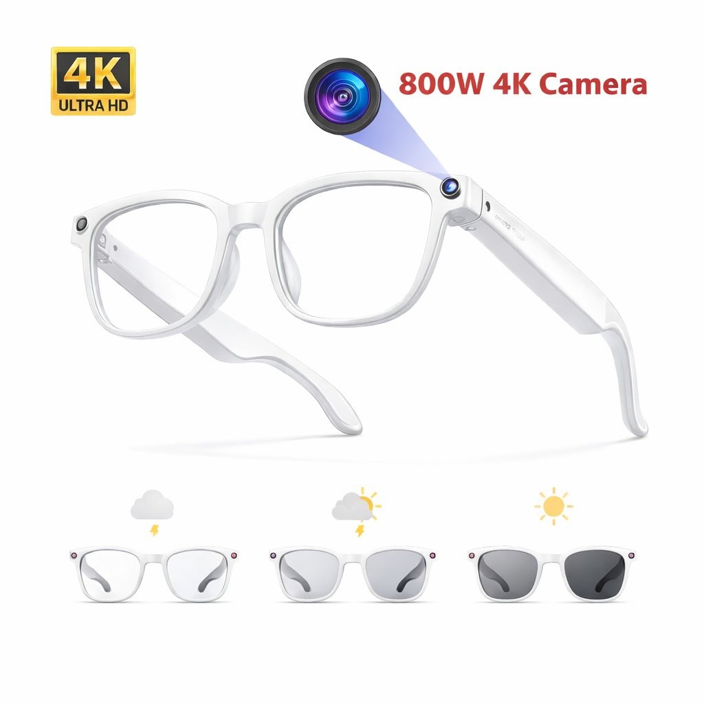 AI Smart Camera Glasses
